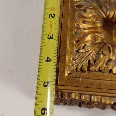 Resin Decorative Box with Gilt Finish