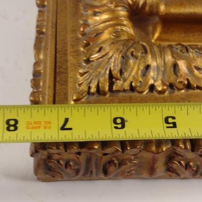Resin Decorative Box with Gilt Finish