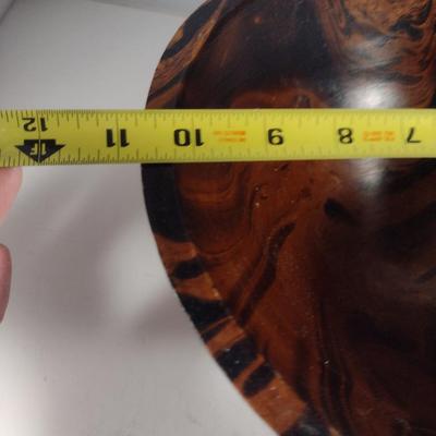 Collection of Decorative Bowls- Glass, Wooden, and Beaded on Metal Frame