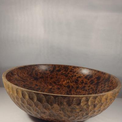 Collection of Decorative Bowls- Glass, Wooden, and Beaded on Metal Frame