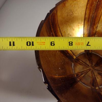 Collection of Decorative Bowls- Glass, Wooden, and Beaded on Metal Frame