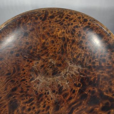 Collection of Decorative Bowls- Glass, Wooden, and Beaded on Metal Frame