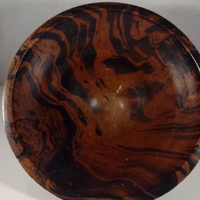 Collection of Decorative Bowls- Glass, Wooden, and Beaded on Metal Frame