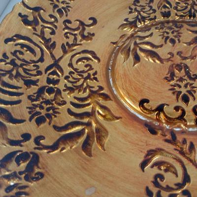 Collection of Decorative Bowls- Glass, Wooden, and Beaded on Metal Frame