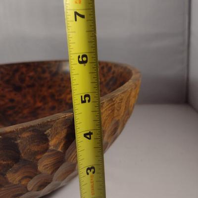 Collection of Decorative Bowls- Glass, Wooden, and Beaded on Metal Frame