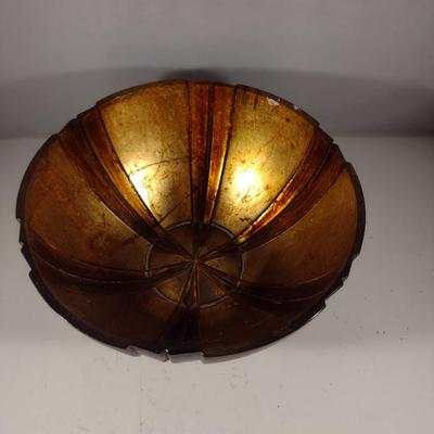 Collection of Decorative Bowls- Glass, Wooden, and Beaded on Metal Frame