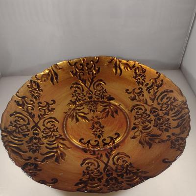Collection of Decorative Bowls- Glass, Wooden, and Beaded on Metal Frame