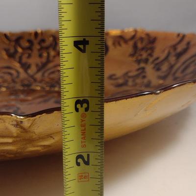 Collection of Decorative Bowls- Glass, Wooden, and Beaded on Metal Frame