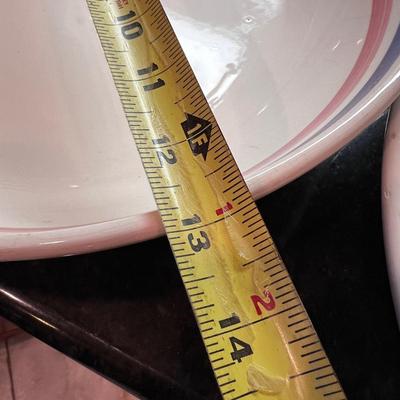 Lot of Large Ceramic Serving Platters Bowls