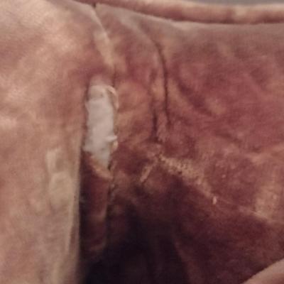 Vintage Crushed Velvet Upholstered Chair (Choice B)