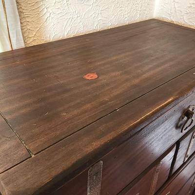 Lot #130 Mediterranean Style Chest of Drawers