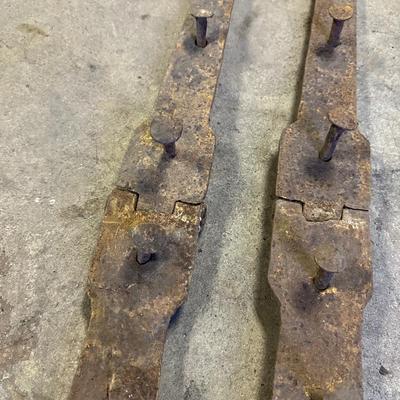 Antique Iron Door Hinges