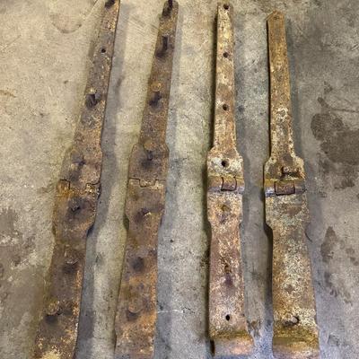 Antique Iron Door Hinges