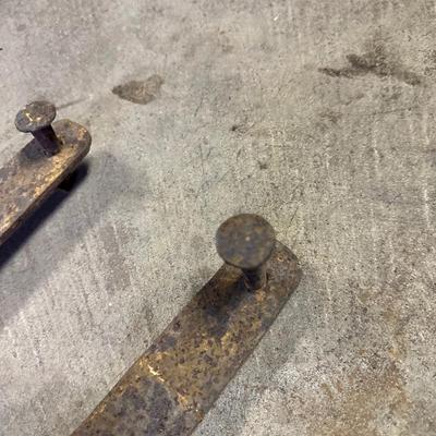 Antique Iron Door Hinges