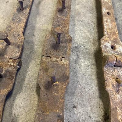 Antique Iron Door Hinges