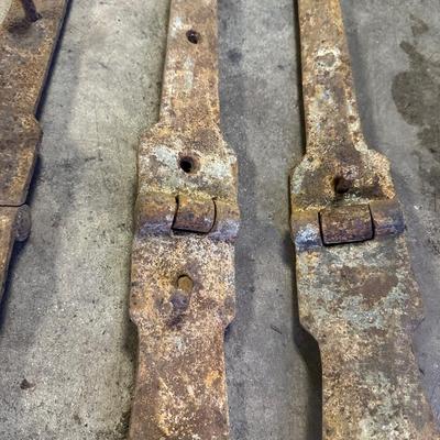 Antique Iron Door Hinges