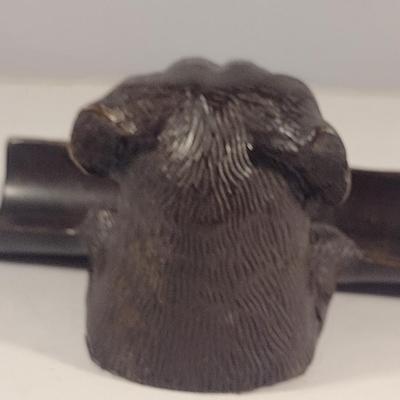 Vintage Cast Metal Dog Design Pen/Pencil Holder