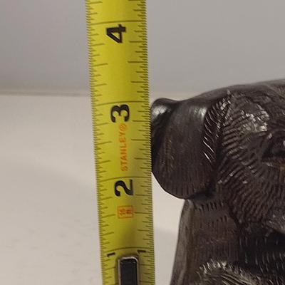 Vintage Cast Metal Dog Design Pen/Pencil Holder