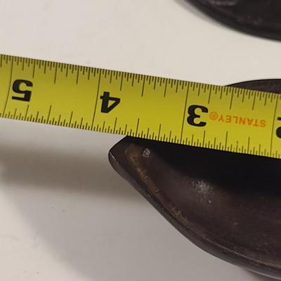 Pair of Cast Metal Nut Design Trinket Boxes with Lids- Acorn and Walnut