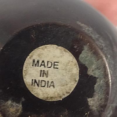 Pair of Cast Metal Nut Design Trinket Boxes with Lids- Acorn and Walnut