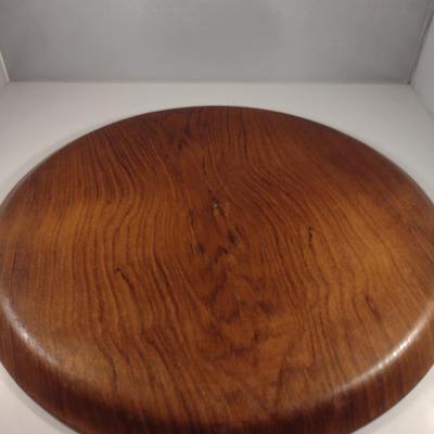 Turned Wood Tray and Bowl