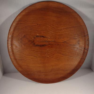 Turned Wood Tray and Bowl