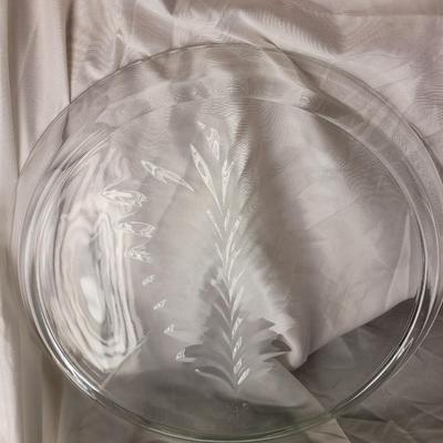 Embossed 13" Christmas serving tray