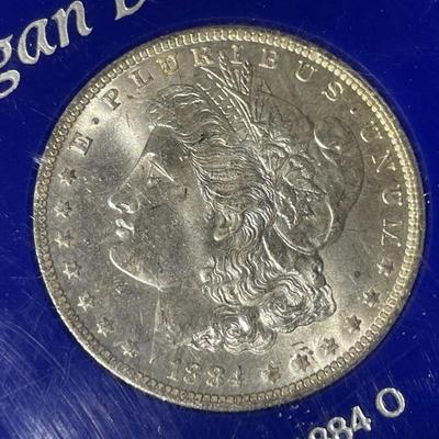 7-Nice BU Condition New Orleans Mint Morgan Silver Dollar Collection in VG Preowned Condition as Pictured.