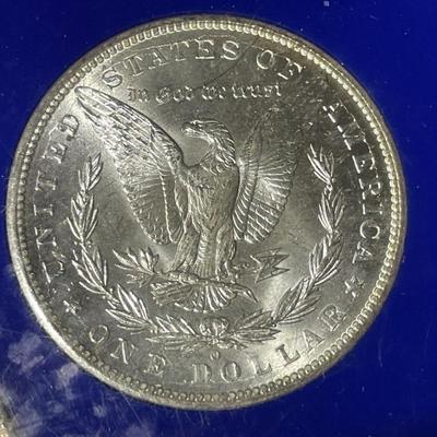 7-Nice BU Condition New Orleans Mint Morgan Silver Dollar Collection in VG Preowned Condition as Pictured.
