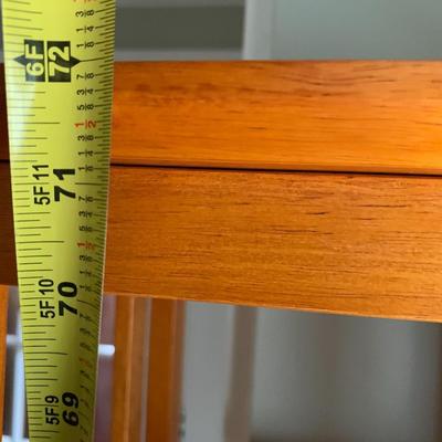 Pair of tall , narrow bookcases
