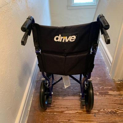 Transport Wheelchair, Lightweight, Aluminum,