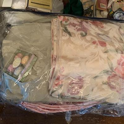 Mystery bag of tablecloths and eggs