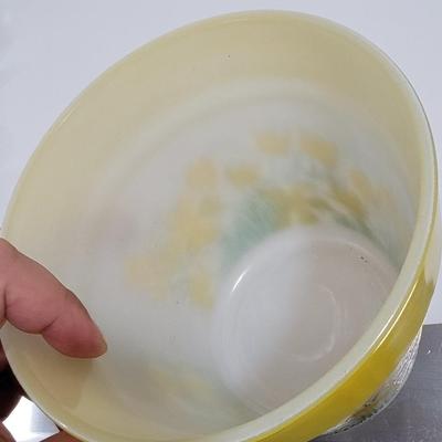 1970s Retro Glass flower pot