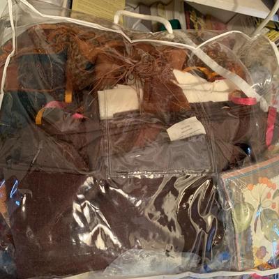 Mystery bag of Autumn linens, etc