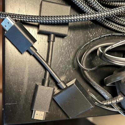LOT 19: Office Accessories - Desk Lamp, Monitor, Printer, HDMI Cables and More