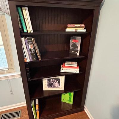LOT 37: Bookshelf and Books