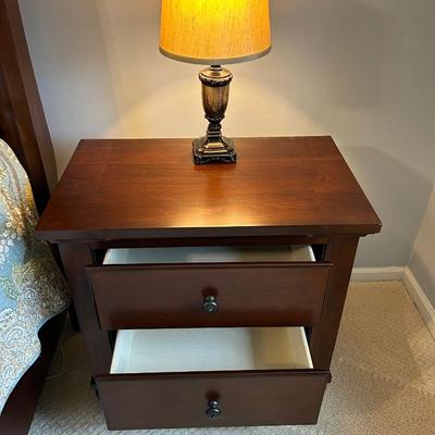 LOT 41: Two Night Stands with Two Matching Lamps