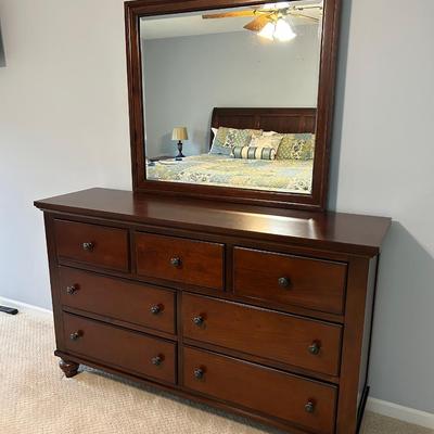 LOT 46: Dresser with Mirror