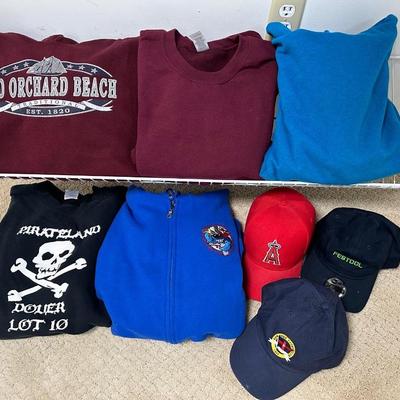 LOT 48: Hoodies and Hats