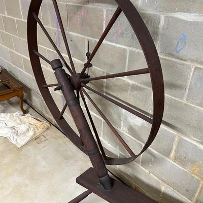 LOT 69: Vintage Spinning Wheel