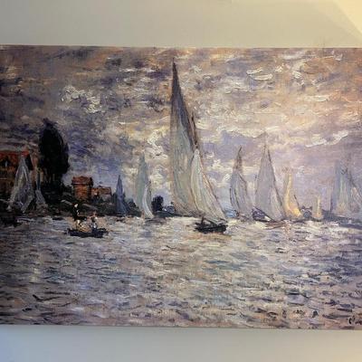 LOT 74: Sailboat Canvas Print