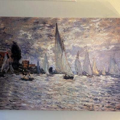 LOT 74: Sailboat Canvas Print