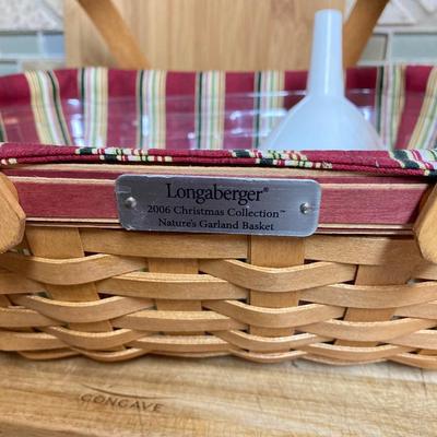 LOT 83: Longaberger Basket, Cutting Boards, Mueller Stick Hand Blender, Food Processor, Utensils and More