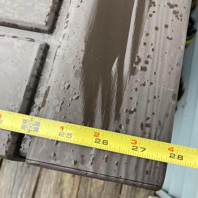 LOT 89: Keter Brown Outdoor Deck Box