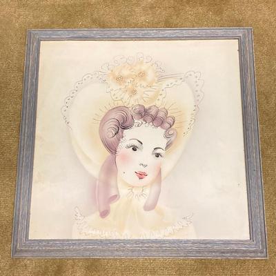 LOT 97: Framed Victorian Wall Hanging Collection