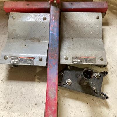 LOT 139: Ex-Cell Engine Stand and Pittsburgh Vehicle Dolly