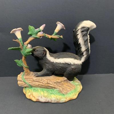 LOT 67: Collecton of Woodland Creature By Lenox - Chipmunk, Racoon and Skunk