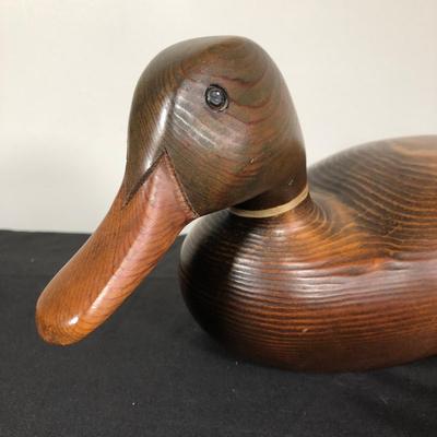 LOT 23M: Vintage Creations by Cranford Wooden Decoy Duck (Hickory, North Carolina)