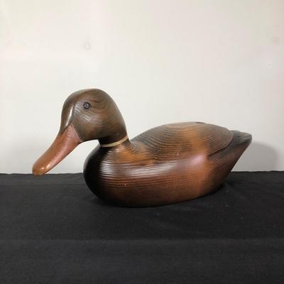 LOT 23M: Vintage Creations by Cranford Wooden Decoy Duck (Hickory, North Carolina)
