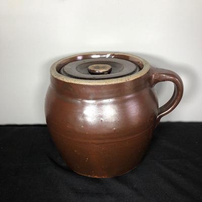 LOT 32D: Vintage Handled Stoneware Pottery Jug & Barrel